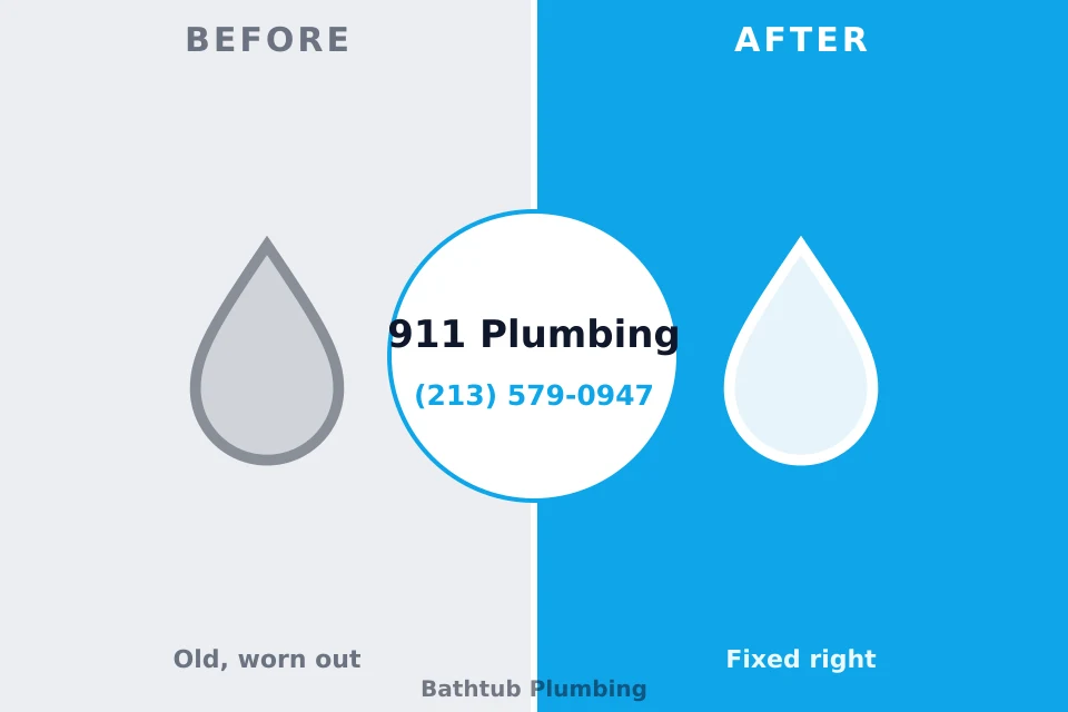 Before and after: plumbing repair Brown City, MI